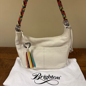 Brighton Barbados Zip Top Hobo Bag